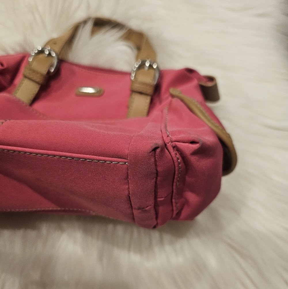 Vintage Pink Nylon Mini Handbag - Picture 3 of 16